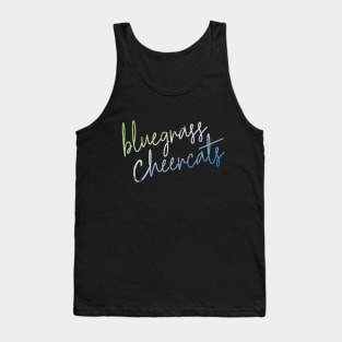 CURSIVE bluegrass cheercats Tank Top